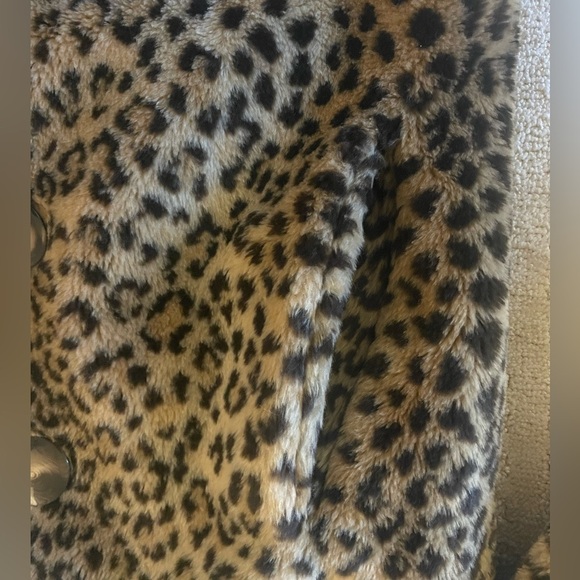 **Sold**Leopard Print, Faux Fur Coat, Pea Coat Sz M/L Utex Classics Vintage - Picture 9 of 15